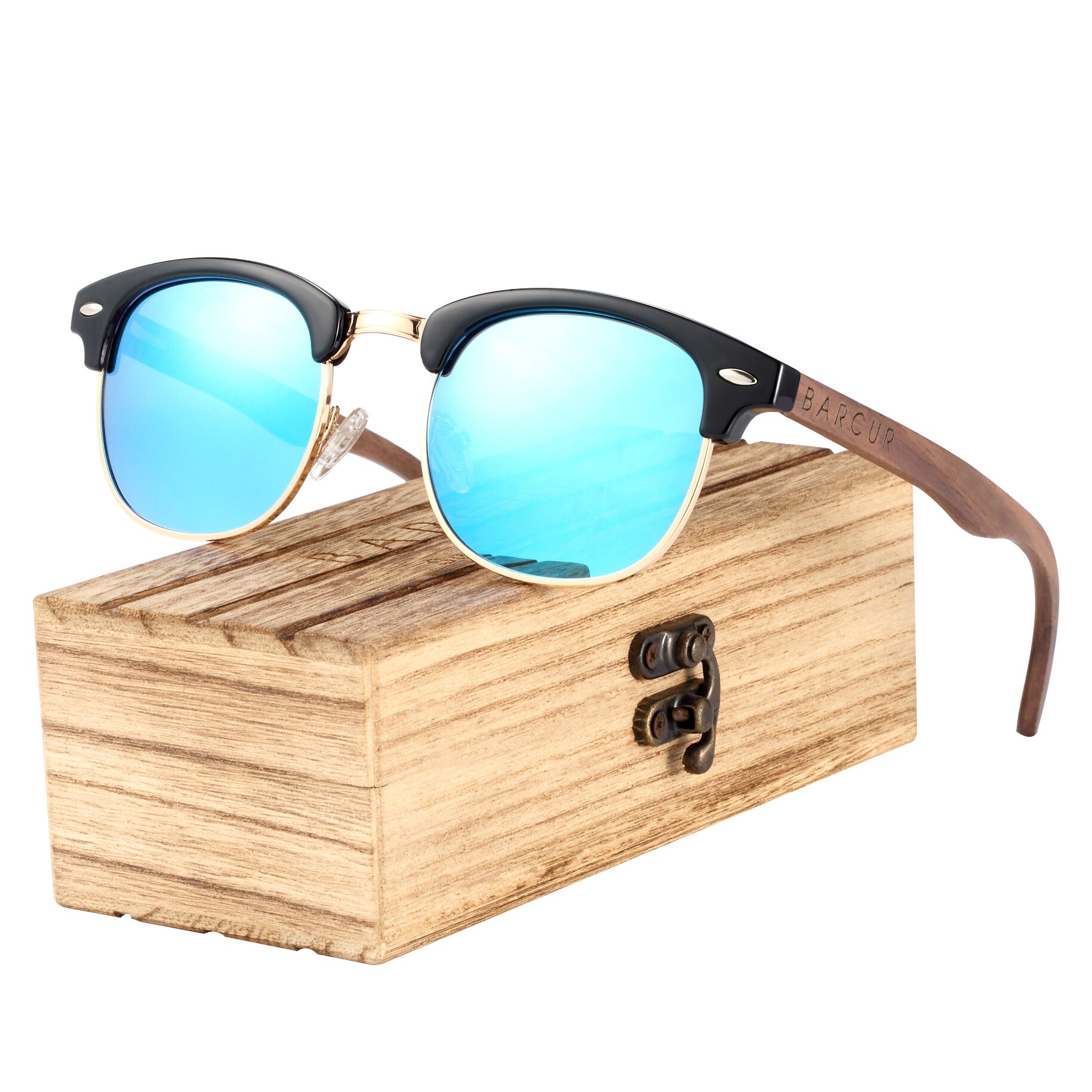 Sky Blue Wood box